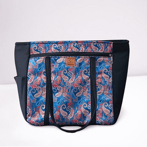 Traditional Blue Regal Jumbo Handbag