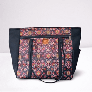 Traditional South Indian Print Jumbo Handbag