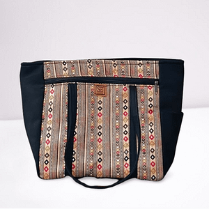 Golden Border Pattern Jumbo Handbag